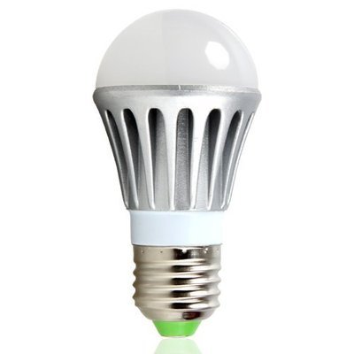 晶映照明LED節能燈220V護眼 3W 超亮貼片球泡燈 銀色螺旋口E27 加厚壓鑄鋁殼體散熱器臺燈光源B033暖白光:亞馬遜:家居裝修